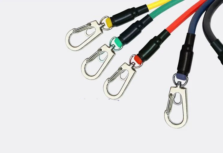 11 - Pieces Multi - Function Resistance Band Set - Musttbuy