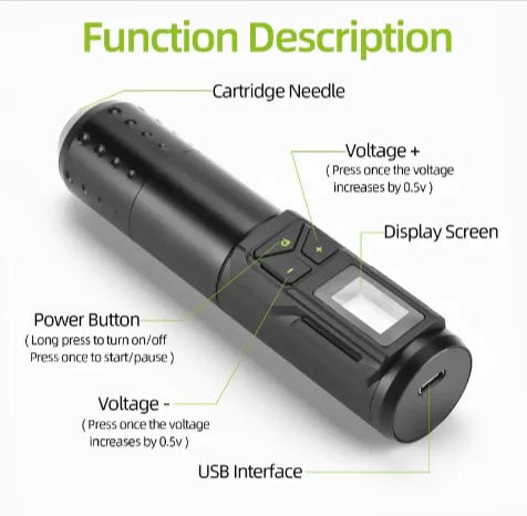 Adjustable Mini Tattoo Pen - Musttbuy