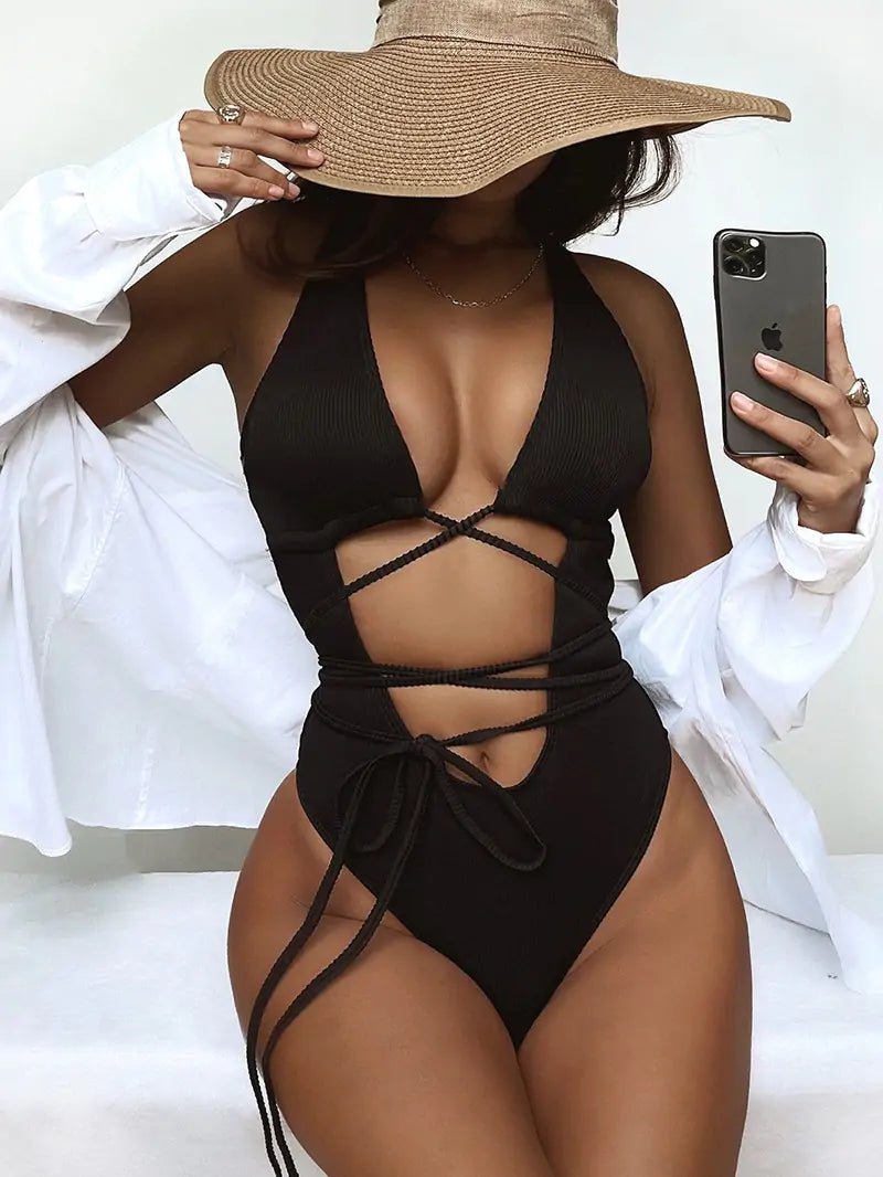 Bandage one piece Swimsuit - Musttbuy