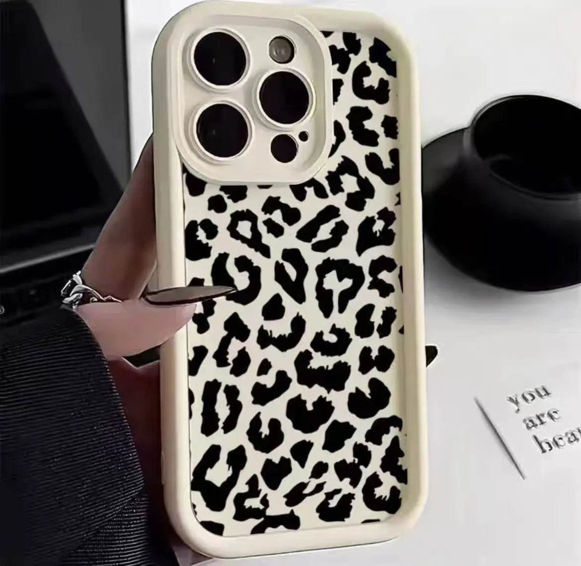 Black Leopard Print Phone Case New - Musttbuy