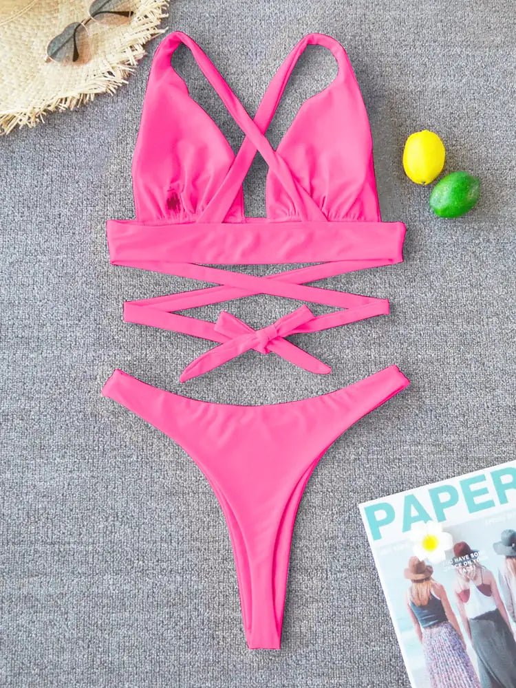 Brazilian String Bandage Swimsuit - Musttbuy