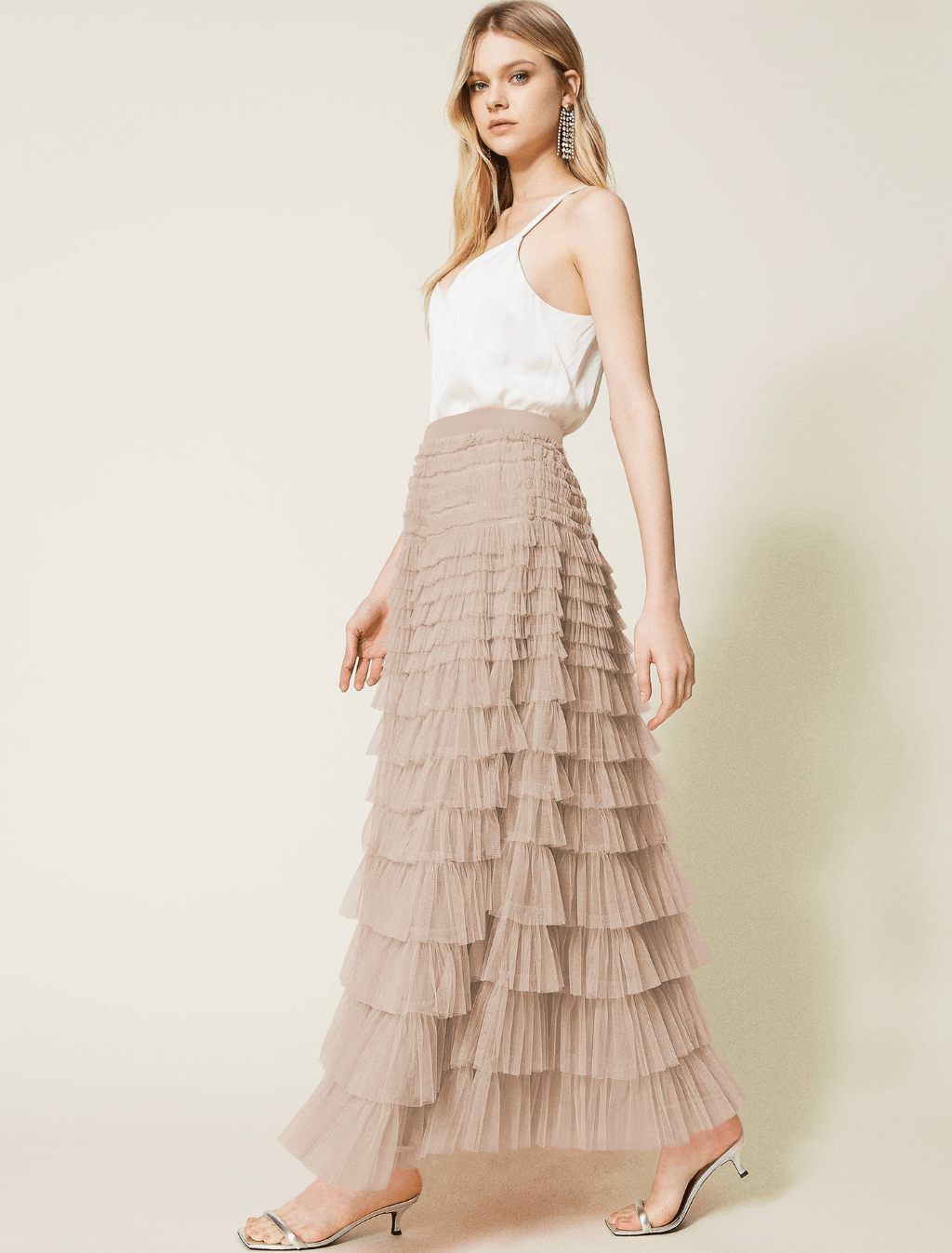 Celeste Tiered Mesh Skirt - Musttbuy