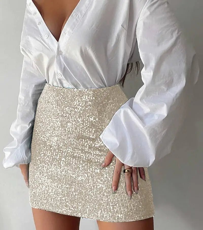 Celine Sequin Mini Skirt - Musttbuy
