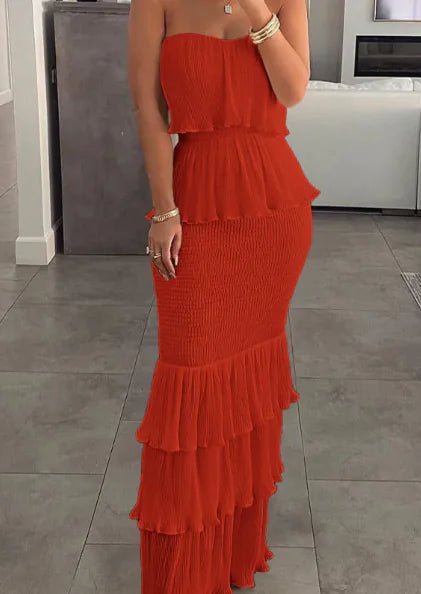 Chic Pleated Ruffle Skirt - Musttbuy