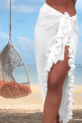 Chiffon Beach Sarong Wrap Dress - Musttbuy