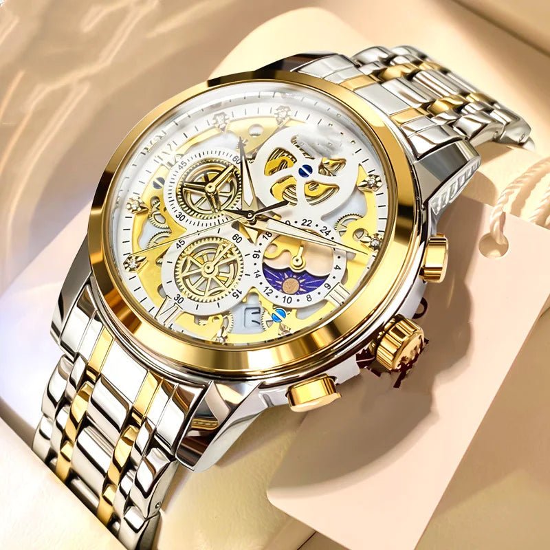 Chrono Elite Single Calendar Quartz Watch Men - Musttbuy