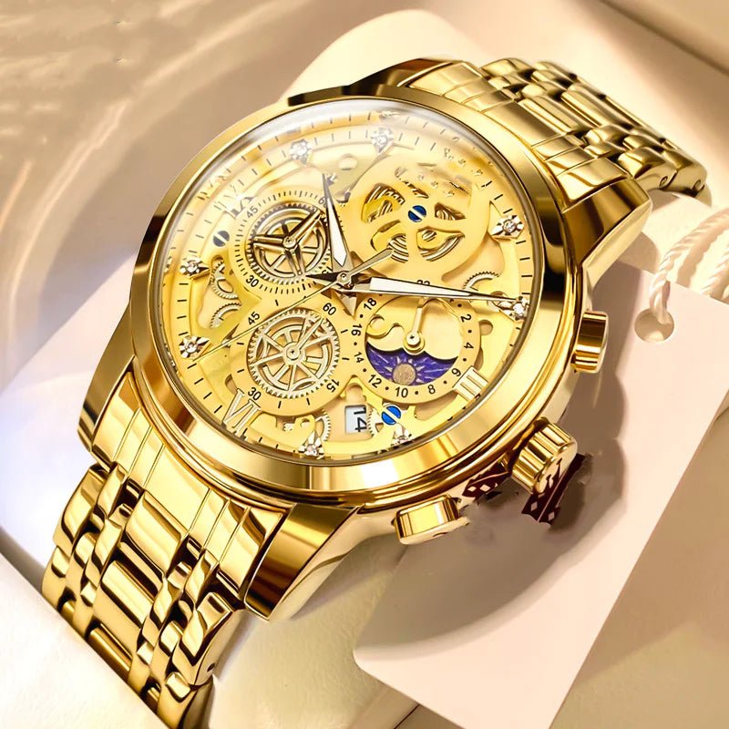 Chrono Elite Single Calendar Quartz Watch Men - Musttbuy