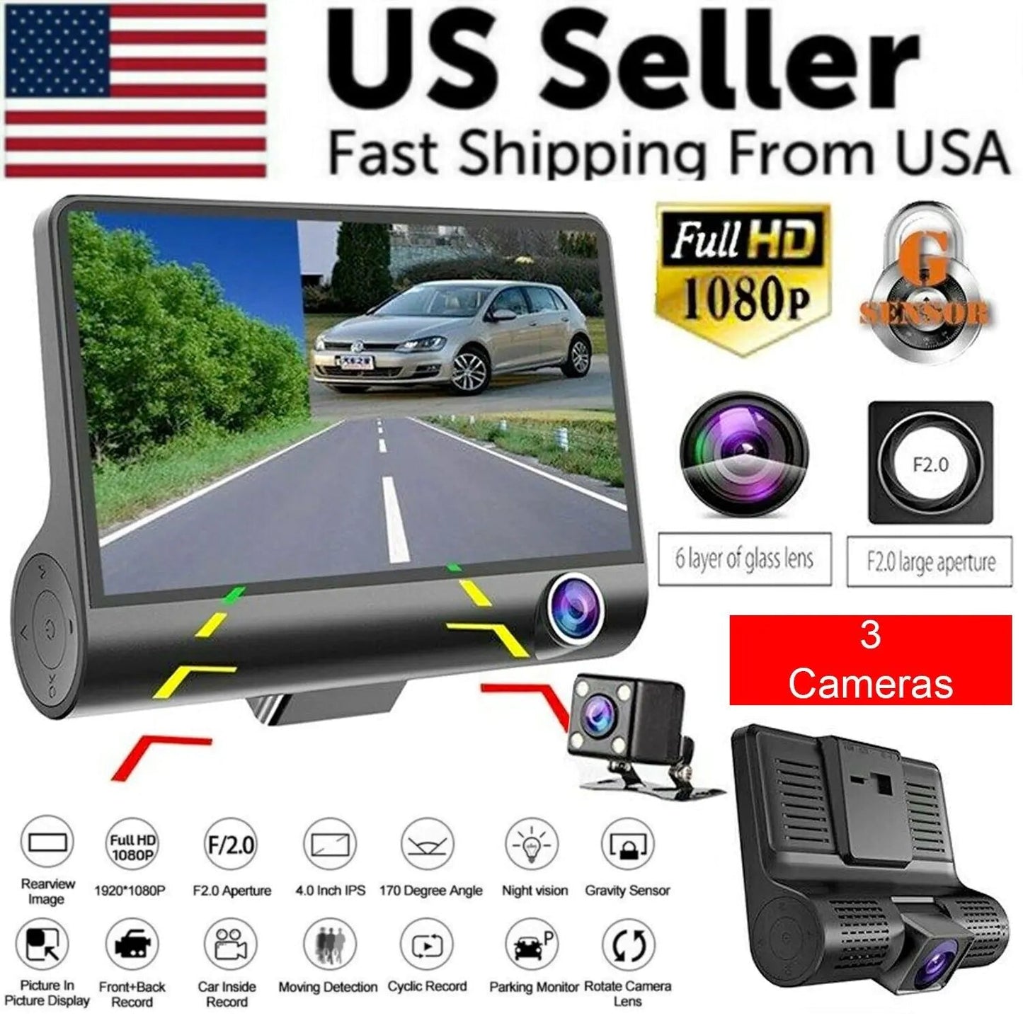 Dash Cam Recorder Camera - Musttbuy