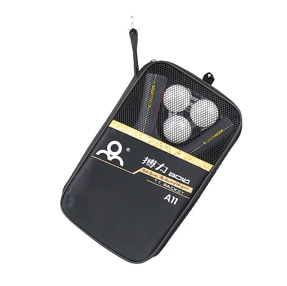 Double - Sided Adhesive Table Tennis Racket Set - Musttbuy