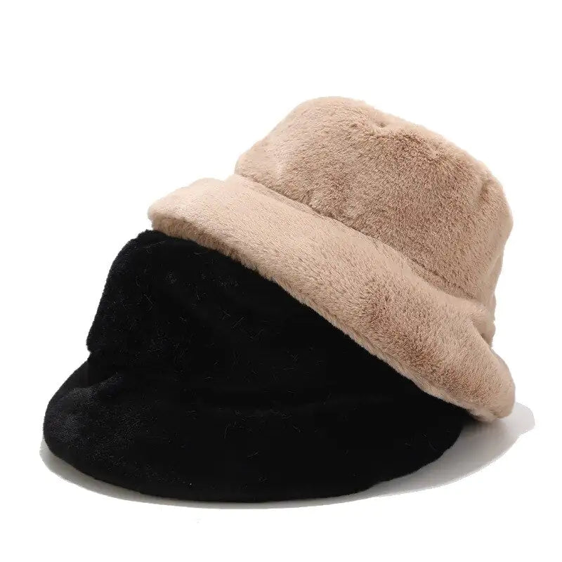 Faux Fur Bucket Hat - Musttbuy