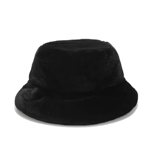Faux Fur Bucket Hat - Musttbuy