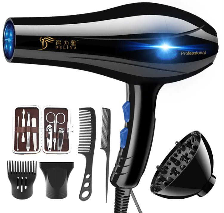 High - Power Blue Light Negative Ion Hair Dryer - Musttbuy