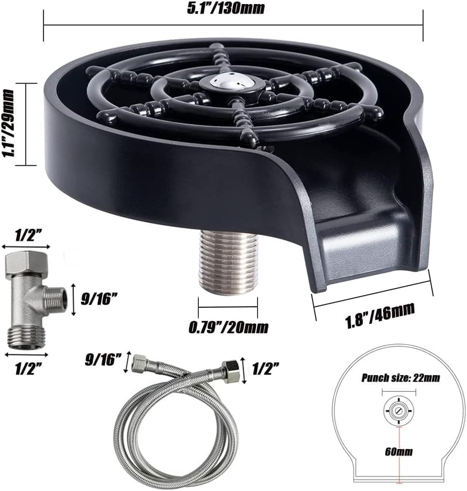High Pressure Glass Rinser - Musttbuy