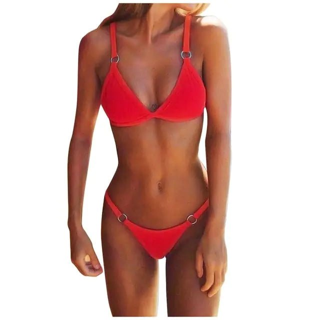 High Waist Bikini Swimsuit - Musttbuy