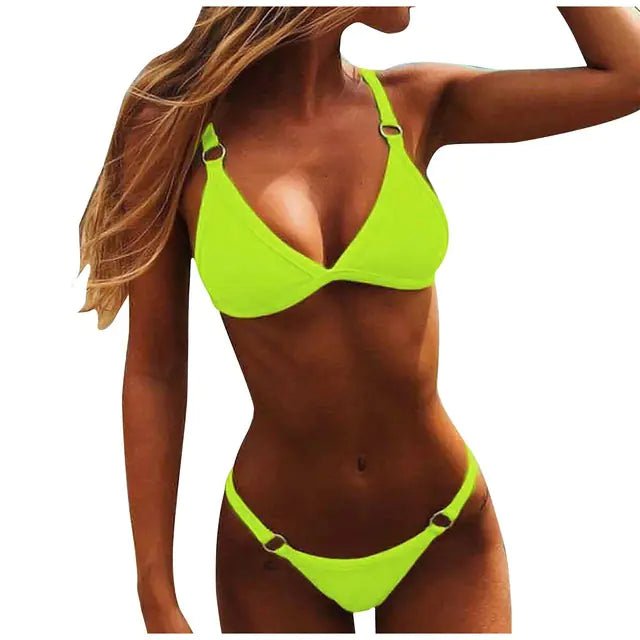 High Waist Bikini Swimsuit - Musttbuy
