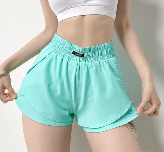 High Waist Sports Gym Shorts For Women - Musttbuy