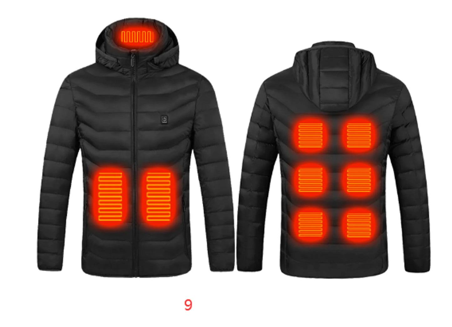 Hooded Heated Clothing Waterproof Warm Jackets - Musttbuy