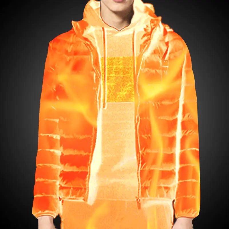 Hooded Heated Clothing Waterproof Warm Jackets - Musttbuy