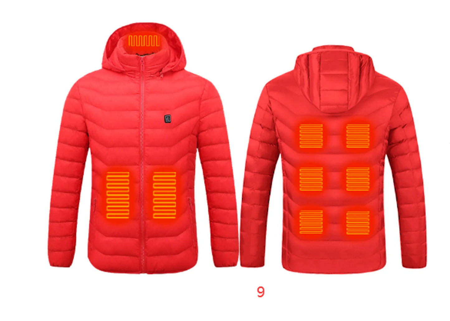 Hooded Heated Clothing Waterproof Warm Jackets - Musttbuy