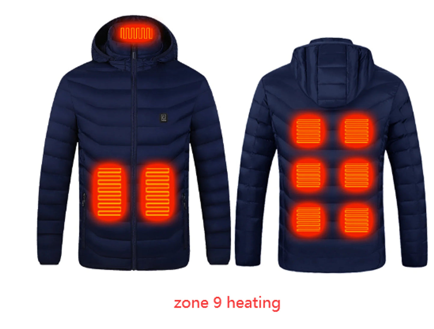 Hooded Heated Clothing Waterproof Warm Jackets - Musttbuy