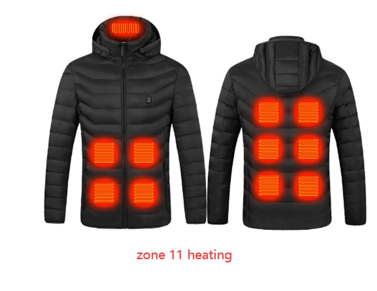Hooded Heated Clothing Waterproof Warm Jackets - Musttbuy