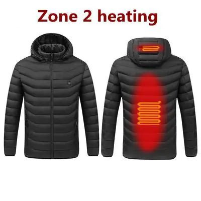 Hooded Heated Clothing Waterproof Warm Jackets - Musttbuy