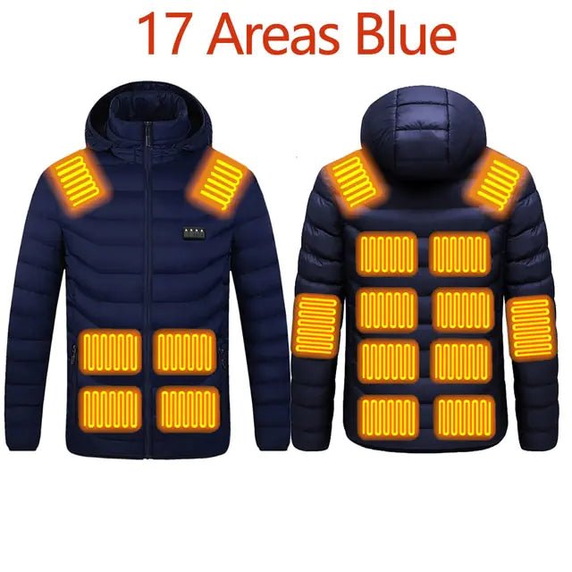 Hooded Heated Clothing Waterproof Warm Jackets - Musttbuy