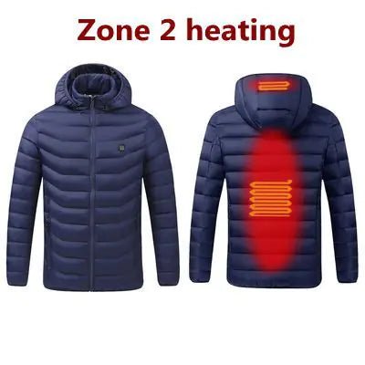 Hooded Heated Clothing Waterproof Warm Jackets - Musttbuy