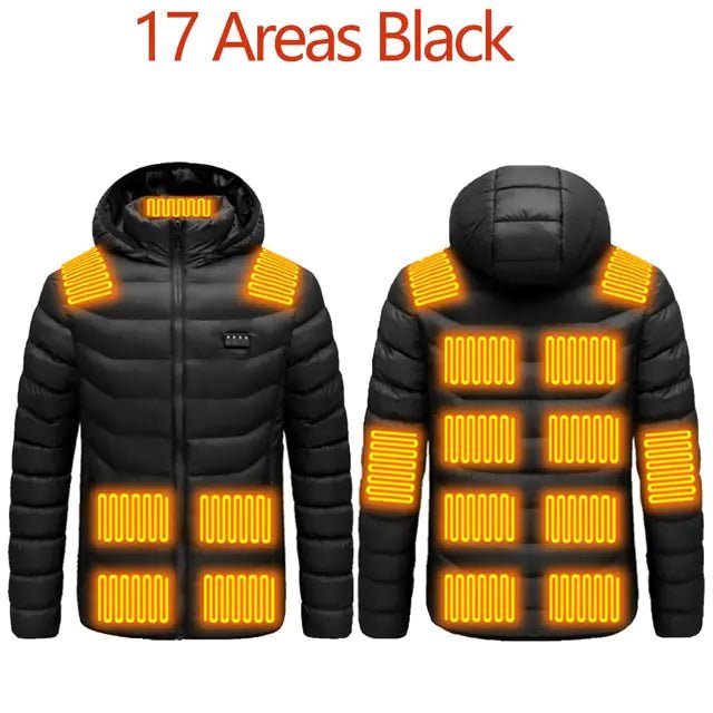 Hooded Heated Clothing Waterproof Warm Jackets - Musttbuy