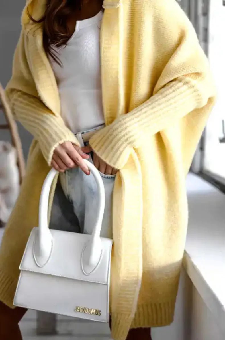 Hooded Knit Sweater - Musttbuy