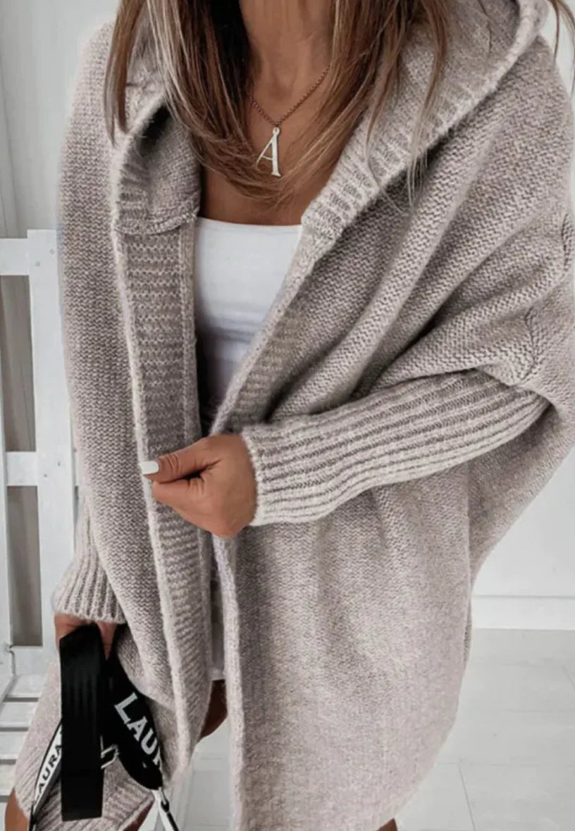Hooded Knit Sweater - Musttbuy