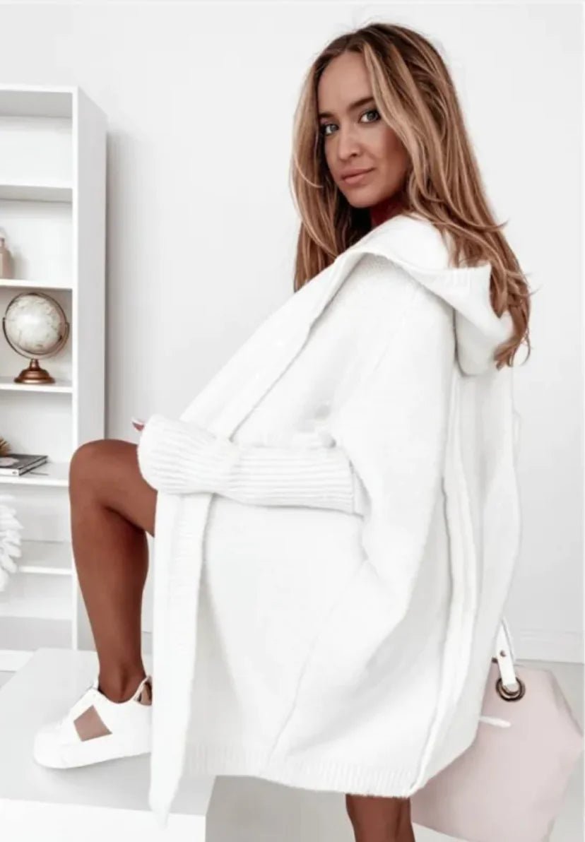 Hooded Knit Sweater - Musttbuy