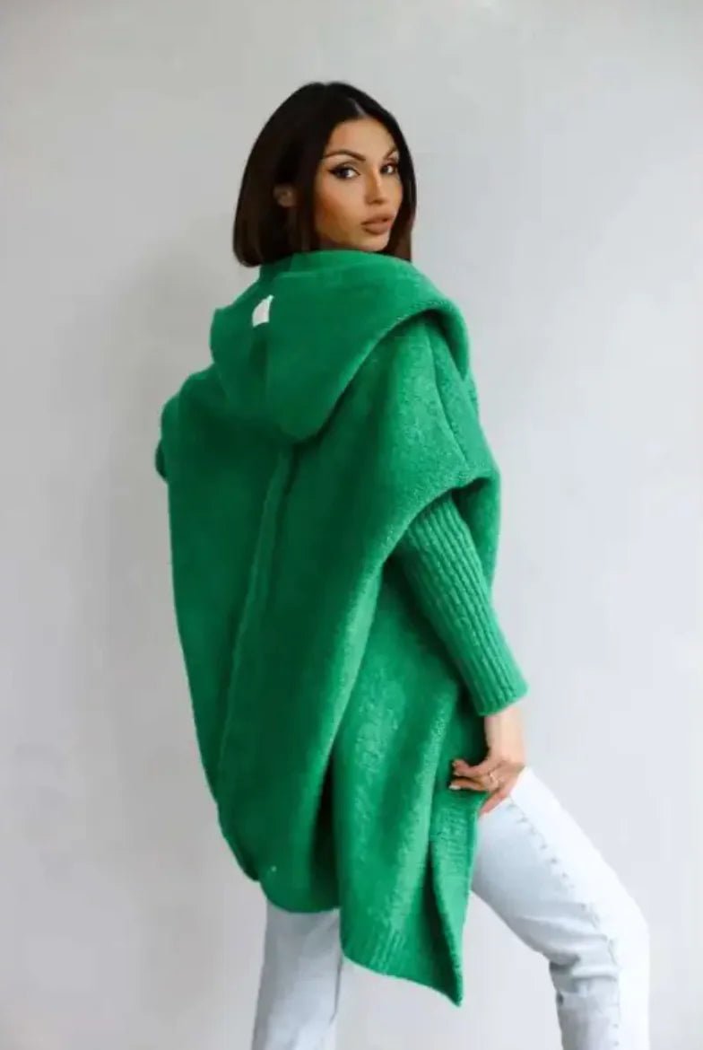 Hooded Knit Sweater - Musttbuy