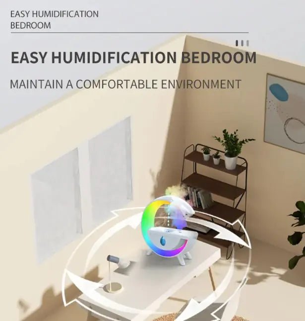 Humidifier Water Drop RGB Desk LED Light - Musttbuy