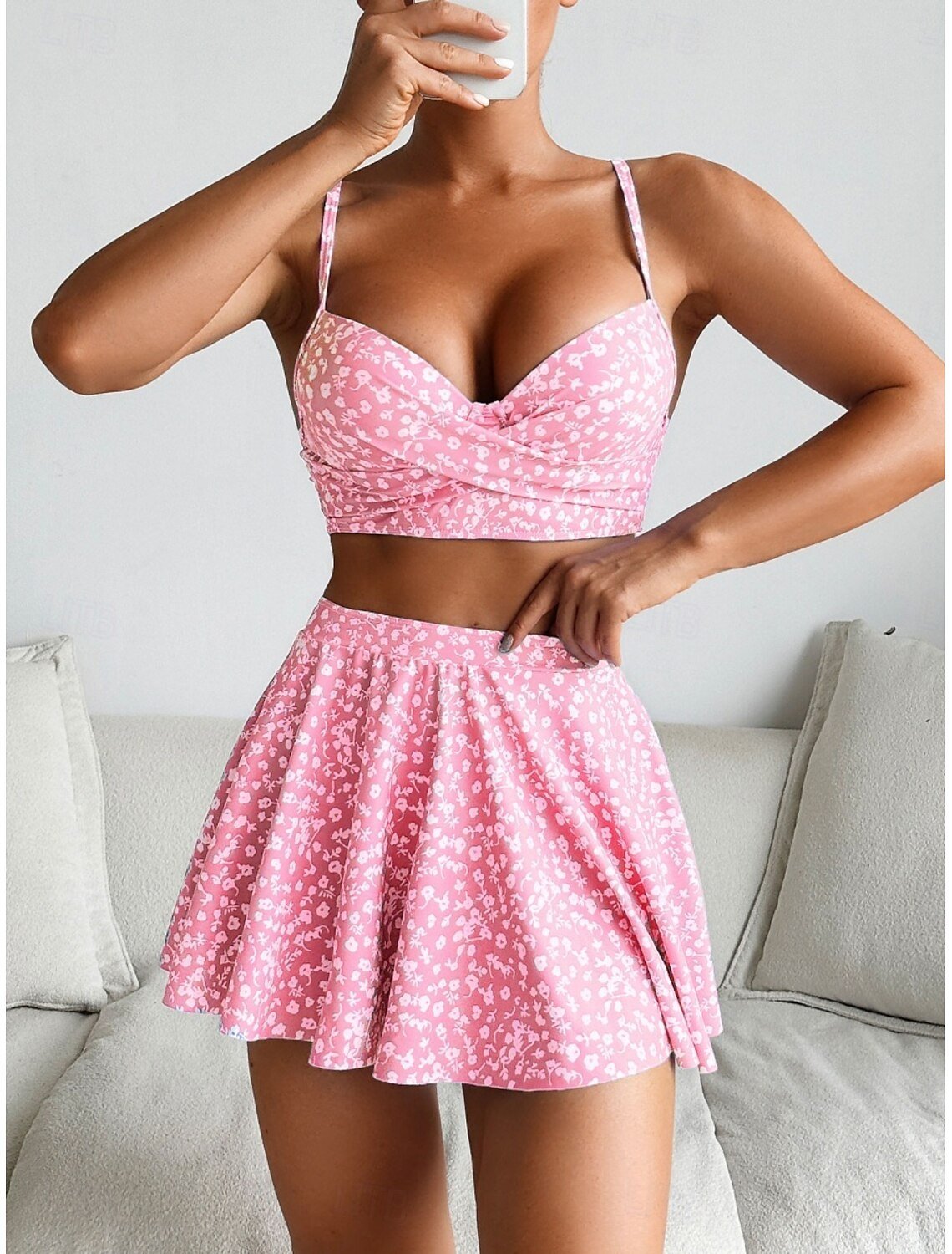 Kiri Floral Swim Skirt - Musttbuy