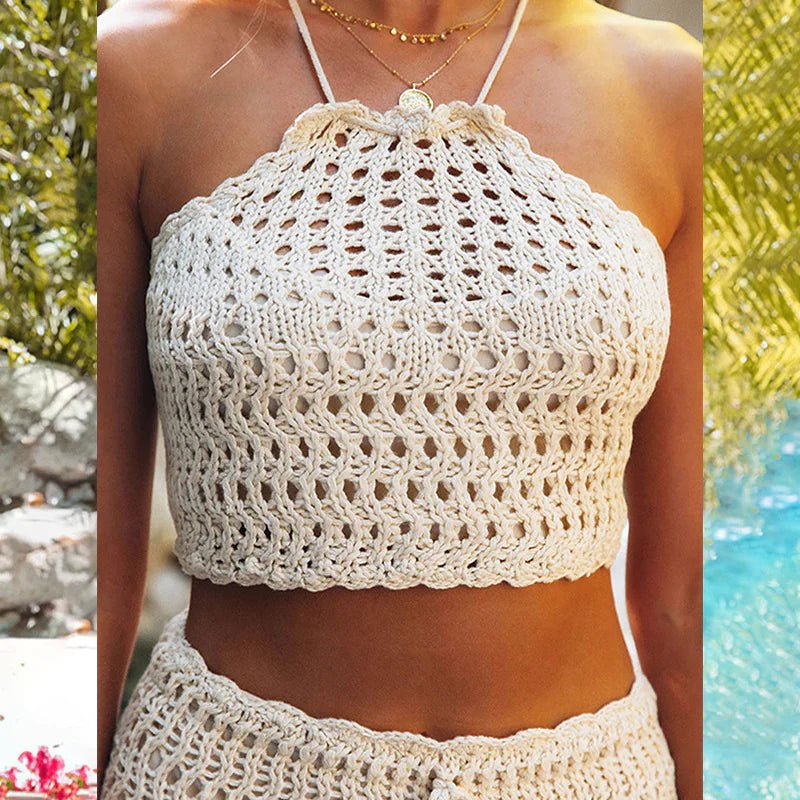 Knitted Beach Bikini Set - Musttbuy