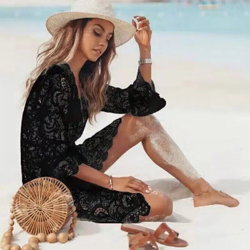 Lace Bathing Suit Cover Up - Musttbuy