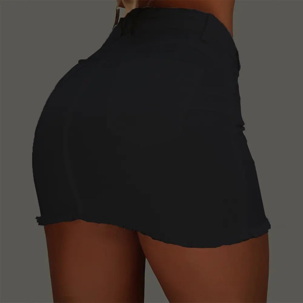 Lana Button - Up Denim Skirt - Musttbuy