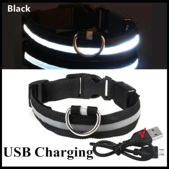 LED Glowing Adjustable Pet Collar - Musttbuy