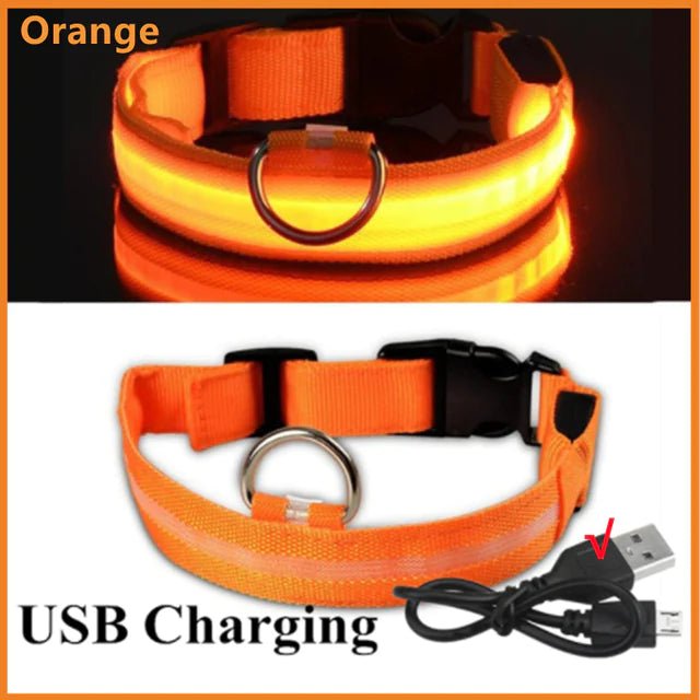 LED Glowing Adjustable Pet Collar - Musttbuy