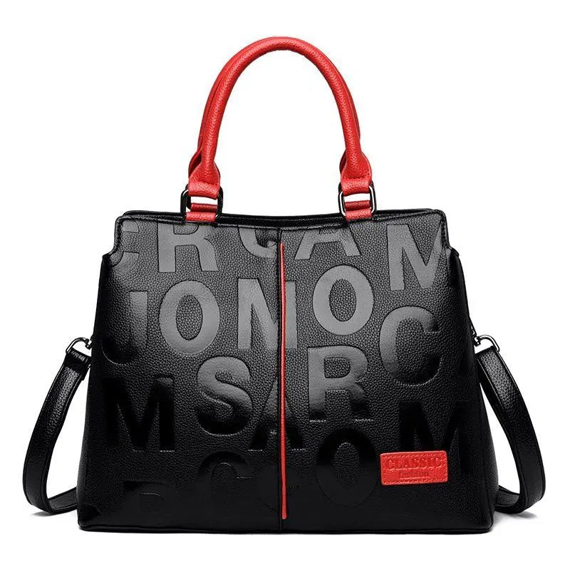 Letter Printed Luxury Handbag - Musttbuy