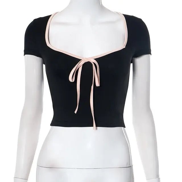 Lia Bow Crop Top - Musttbuy