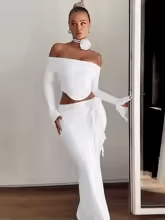 Long Sleeve Skirt Set - Musttbuy