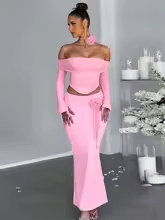 Long Sleeve Skirt Set - Musttbuy