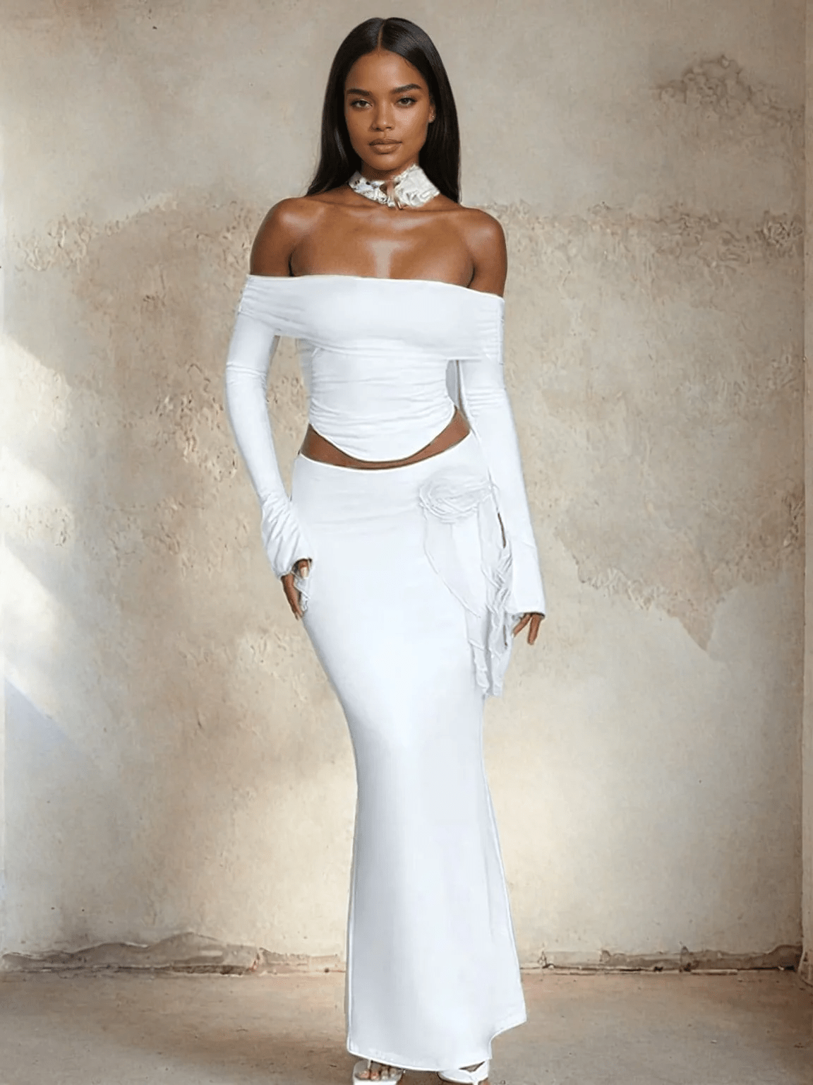 Long Sleeve Skirt Set - Musttbuy