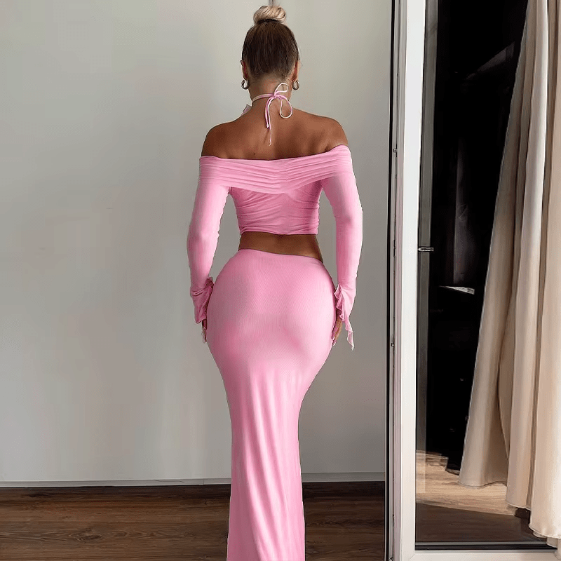 Long Sleeve Skirt Set - Musttbuy