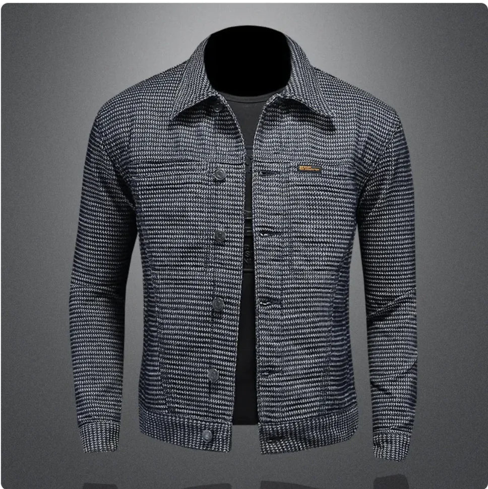 Men's Casual Denim Motorcycle Jacket - Musttbuy