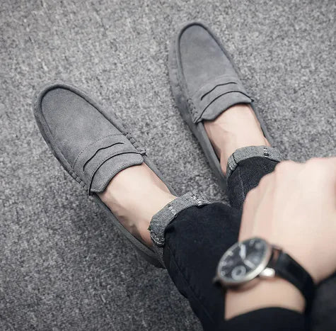 Men's Casual Flat Leather Shoes - Musttbuy
