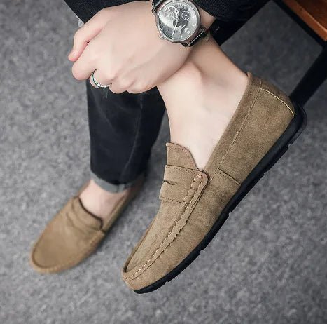 Men's Casual Flat Leather Shoes - Musttbuy