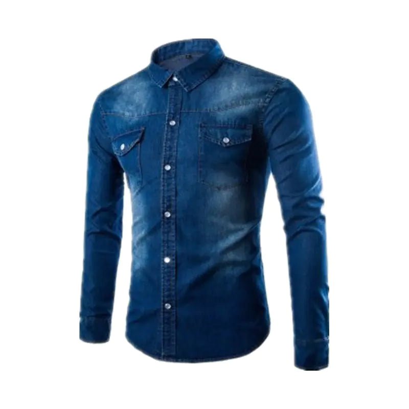 Men's Denim Shirt - Musttbuy